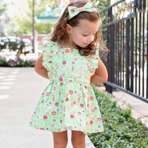 Darling Dahlias Cross Back Dress